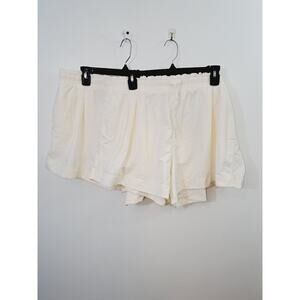 All In Motion New! 2 Pairs Of High-Rise Shorts Cream Color UPF 50+ Quick Dry XL